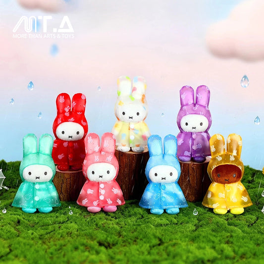 Miffy Raincoat Series Plush Keychain Blind Box