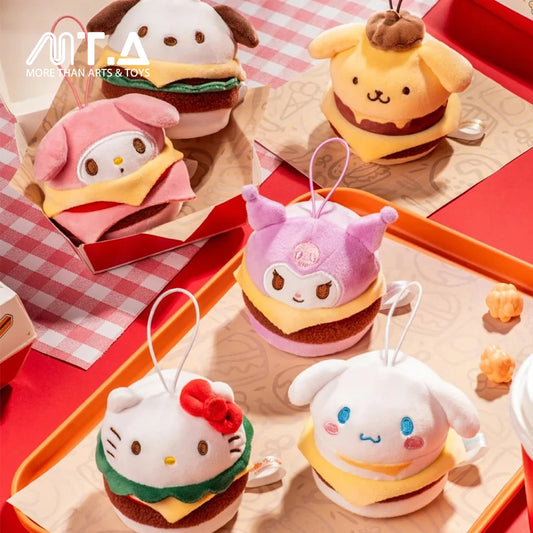 Sanrio Characters Burger Series Plush Relaxing Toy Blind Bag