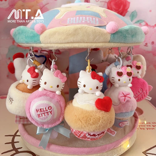 Sweet Swirl Dessert Carousel Plush Charm Display Stand