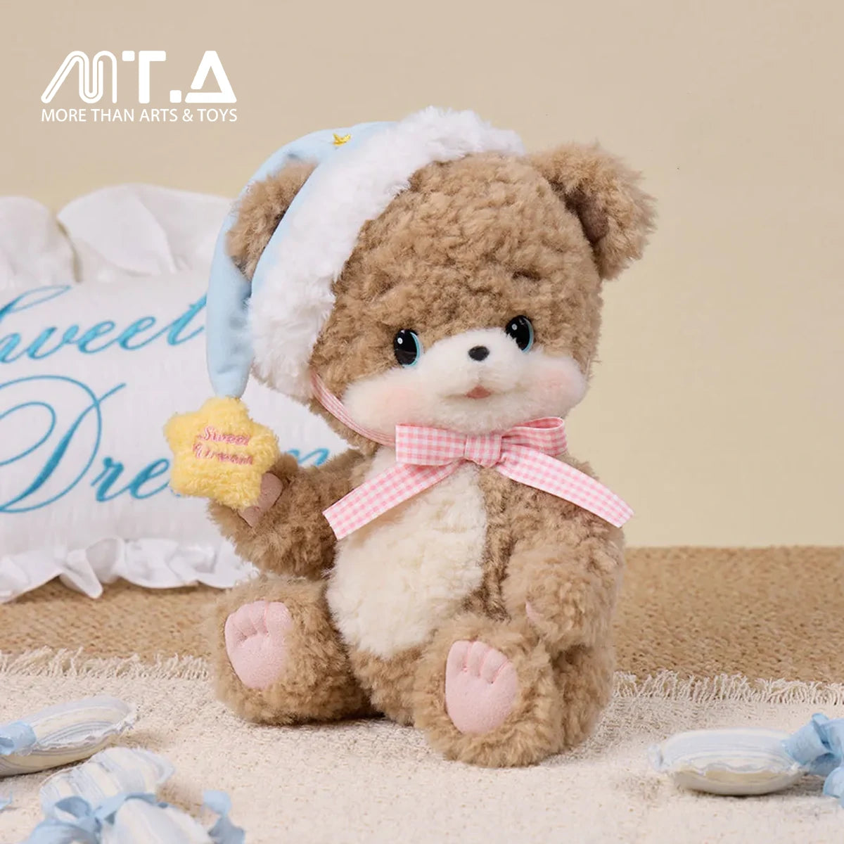 COCOTTO Kumaro the Bear: "Sweet Dream" Chocolate Milk Edition Plush Doll