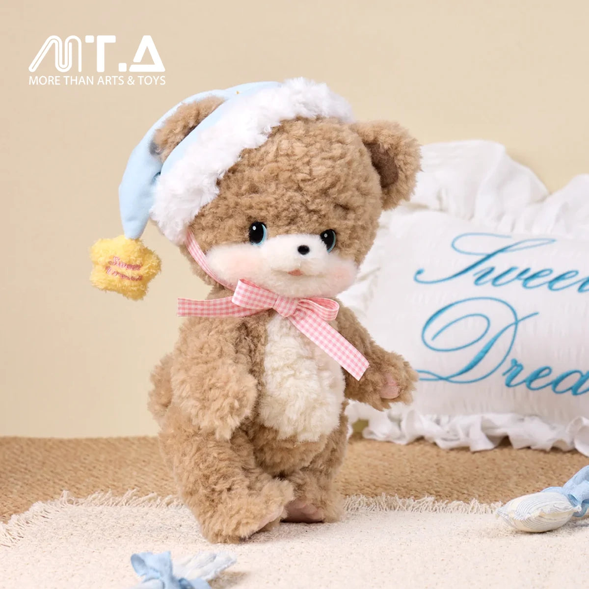 COCOTTO Kumaro the Bear: "Sweet Dream" Chocolate Milk Edition Plush Doll