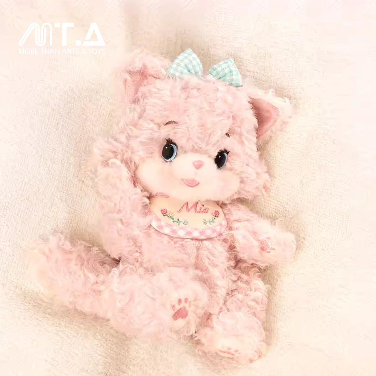 COCOTTO Mio "Strawberry Milk" Tea Time Edition - Pink Kitty Plush Doll
