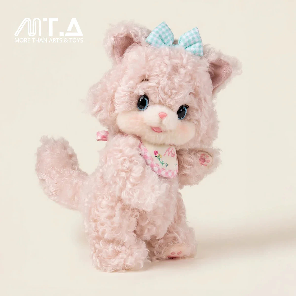 COCOTTO Mio "Strawberry Milk" Tea Time Edition - Pink Kitty Plush Doll