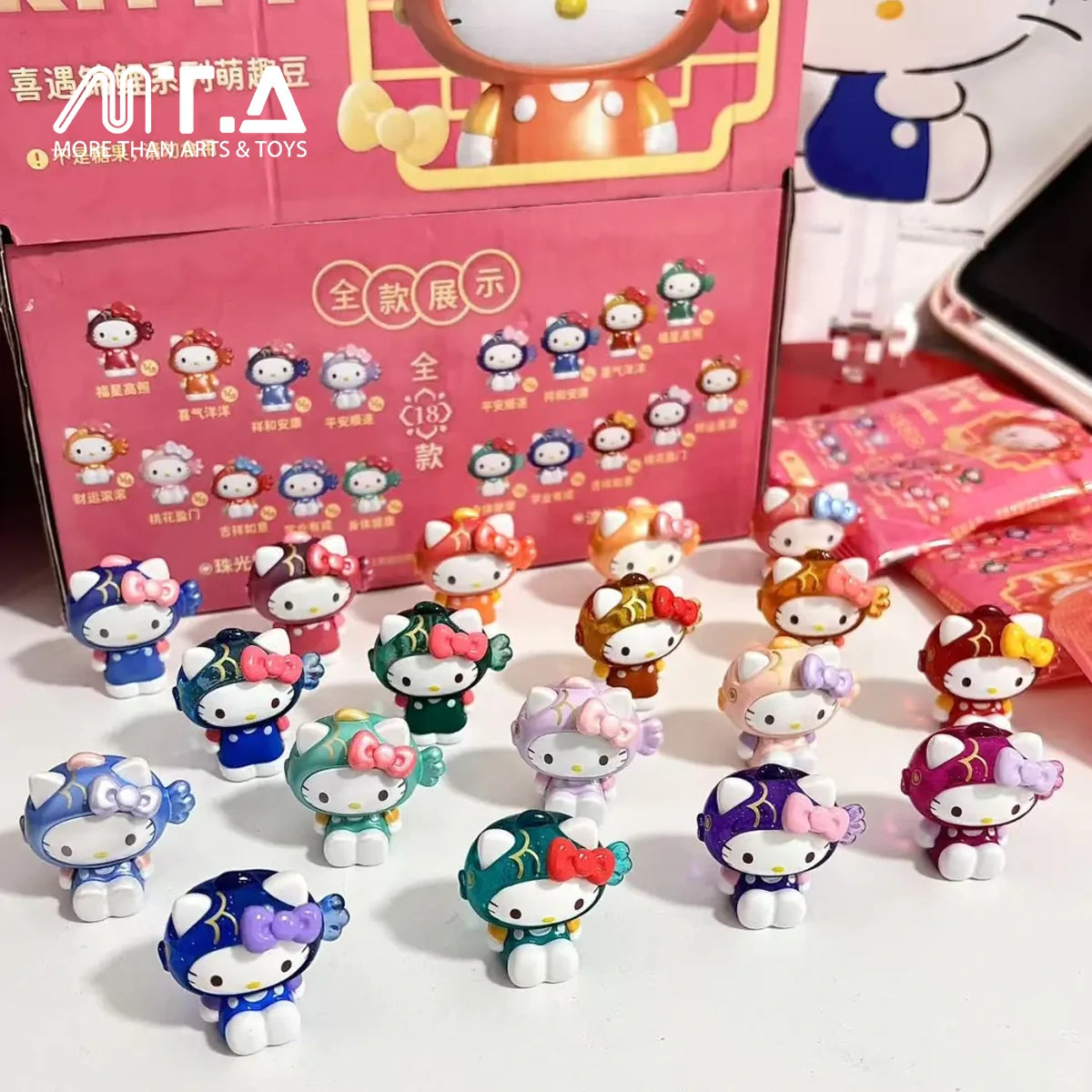 Hello Kitty Lucky Koi Series Moetch Bean Blind Bag