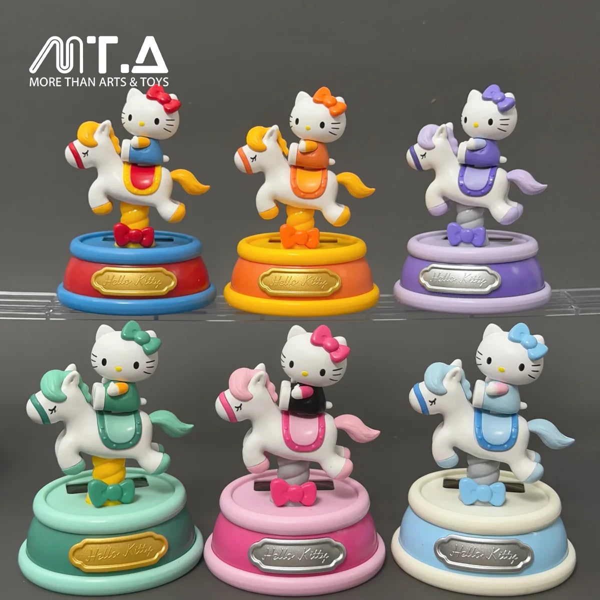 Hello Kitty Style Childlike Pony Series Light Motion Blind Box