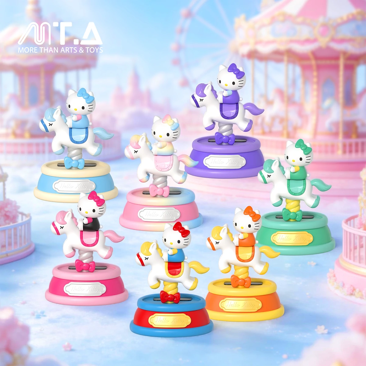 Hello Kitty Style Childlike Pony Series Light Motion Blind Box