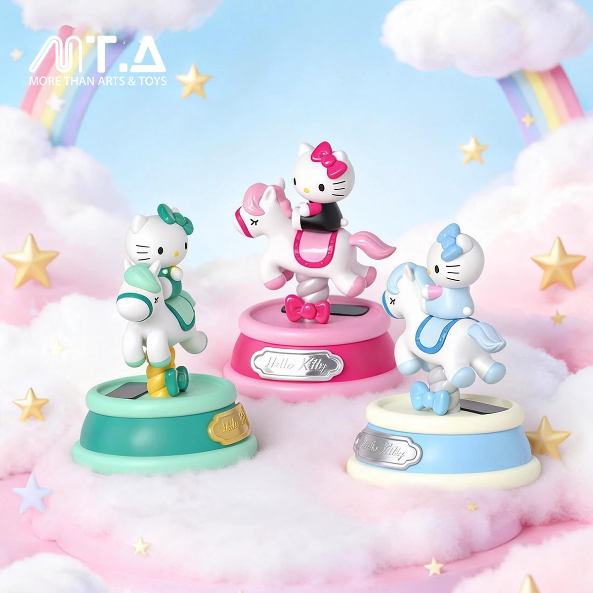 Hello Kitty Style Childlike Pony Series Light Motion Blind Box