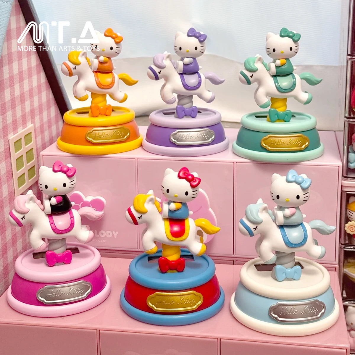 Hello Kitty Style Childlike Pony Series Light Motion Blind Box