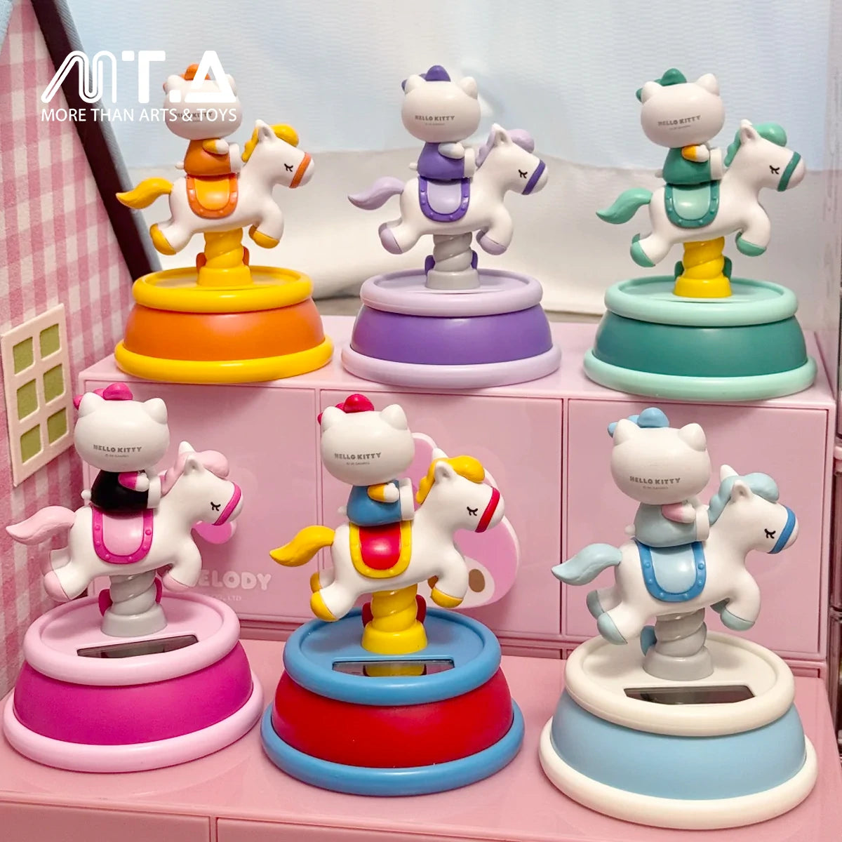 Hello Kitty Style Childlike Pony Series Light Motion Blind Box
