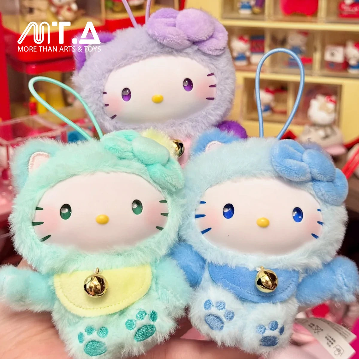 Hello Kitty Style Meow Blessing Series Mini Plush Relaxing Toy Blind Box