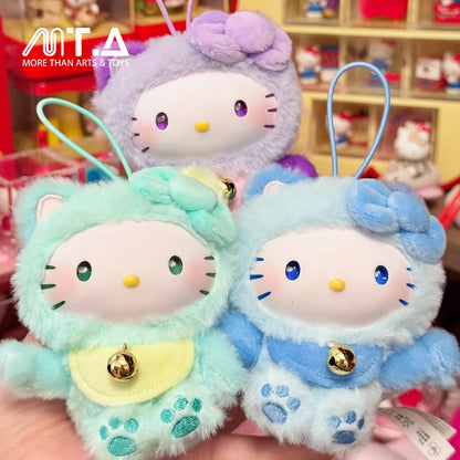 Hello Kitty Style Meow Blessing Series Mini Plush Relaxing Toy Blind Box