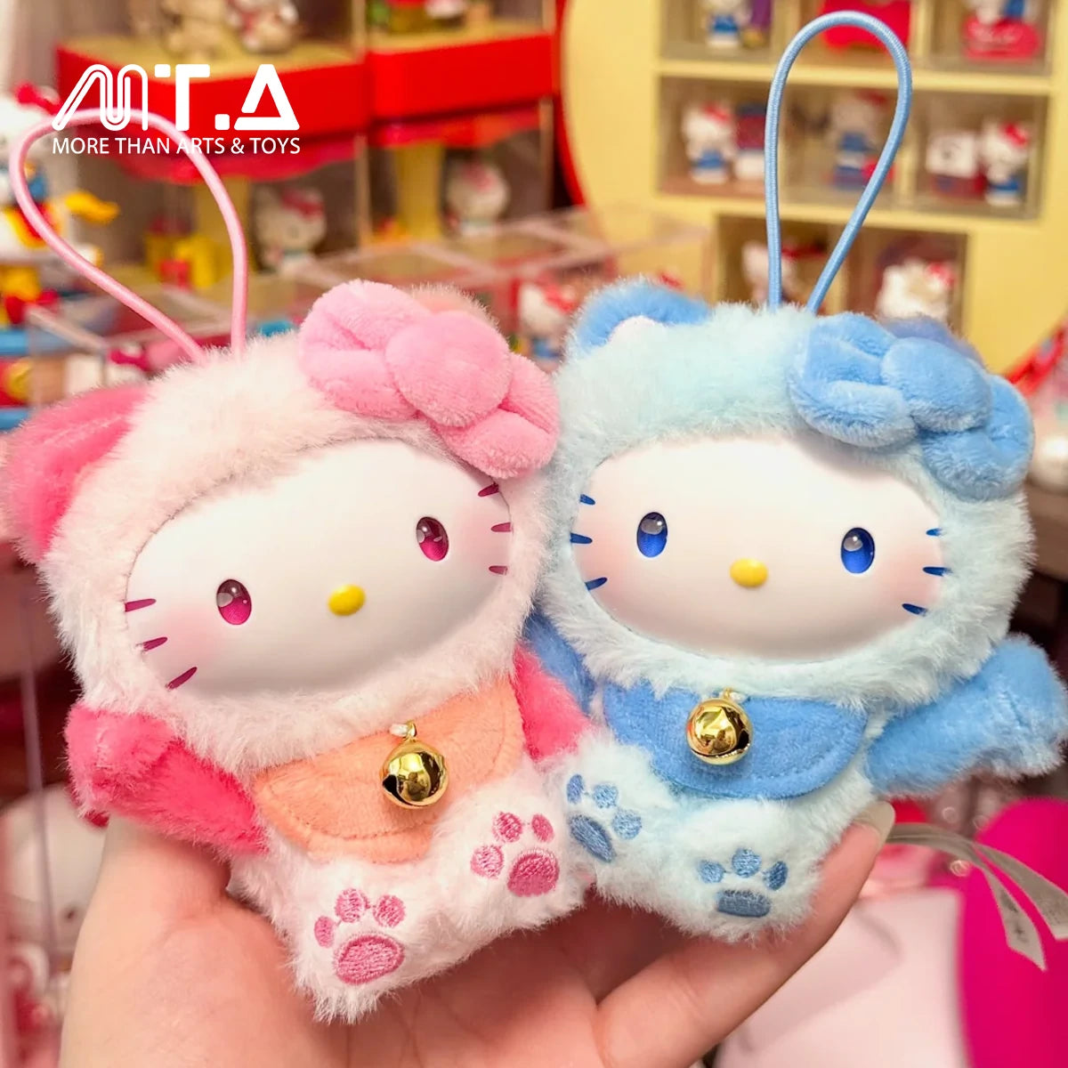 Hello Kitty Style Meow Blessing Series Mini Plush Relaxing Toy Blind Box