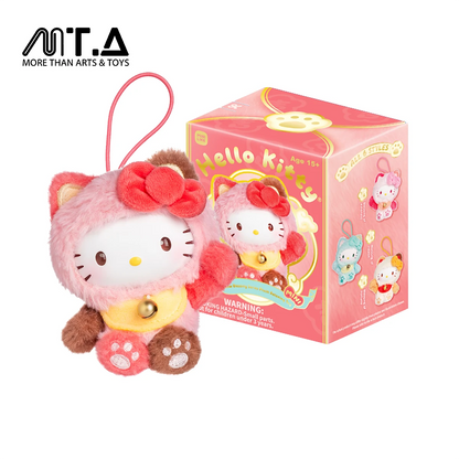 Hello Kitty Style Meow Blessing Series Mini Plush Relaxing Toy Blind Box