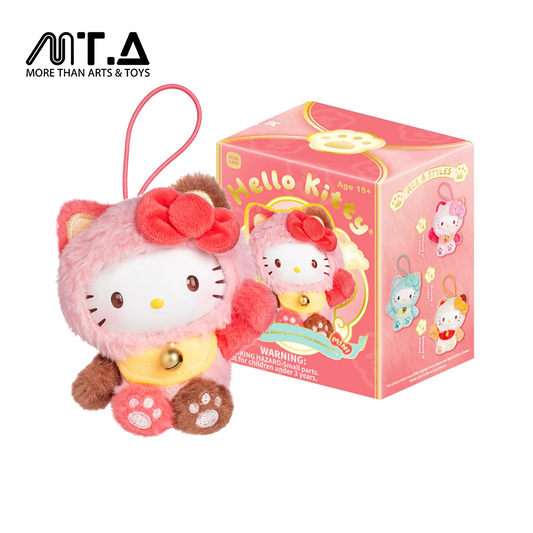Hello Kitty Style Meow Blessing Series Mini Plush Relaxing Toy Blind Box