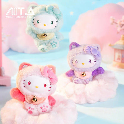 Hello Kitty Style Meow Blessing Series Mini Plush Relaxing Toy Blind Box