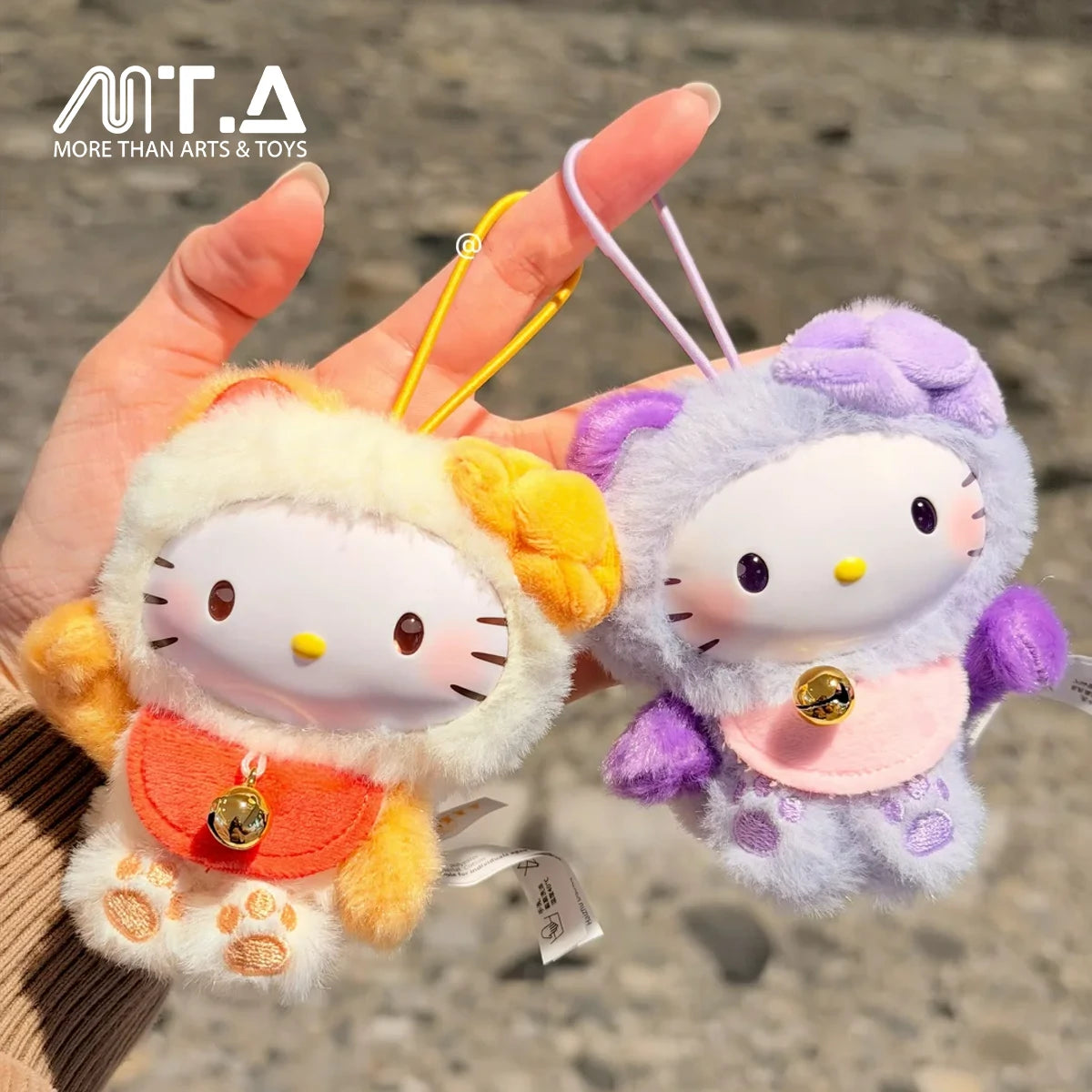 Hello Kitty Style Meow Blessing Series Mini Plush Relaxing Toy Blind Box