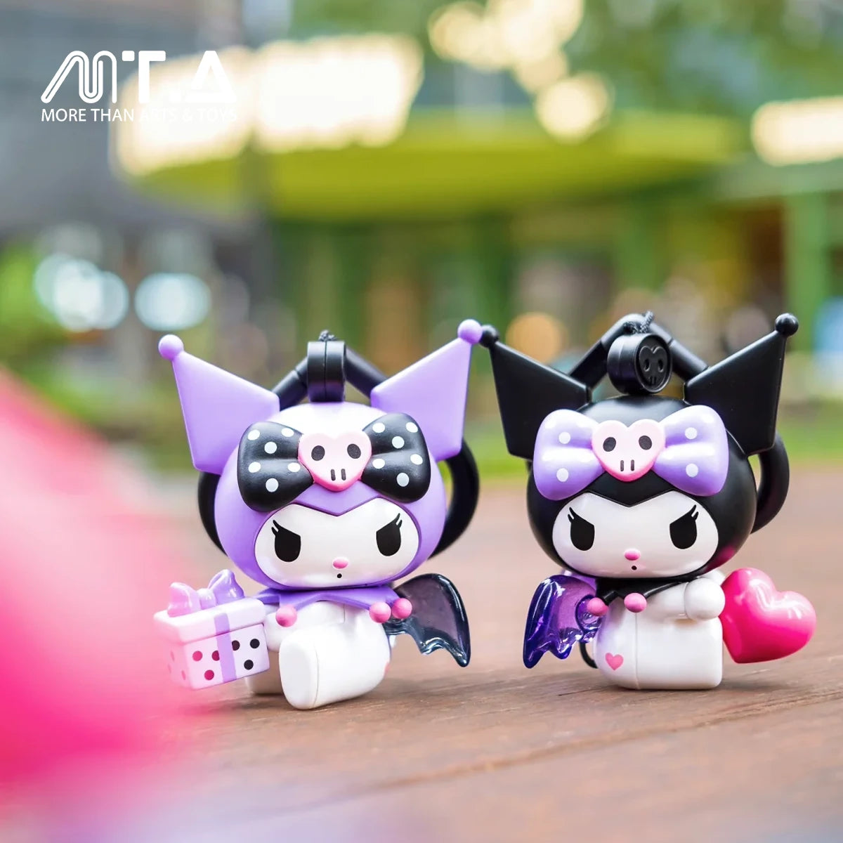 Kuromi & My Melody Trainee Cupid Series Movable Wind-Up Charm Blind Box