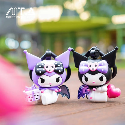 Kuromi & My Melody Trainee Cupid Series Movable Wind-Up Charm Blind Box