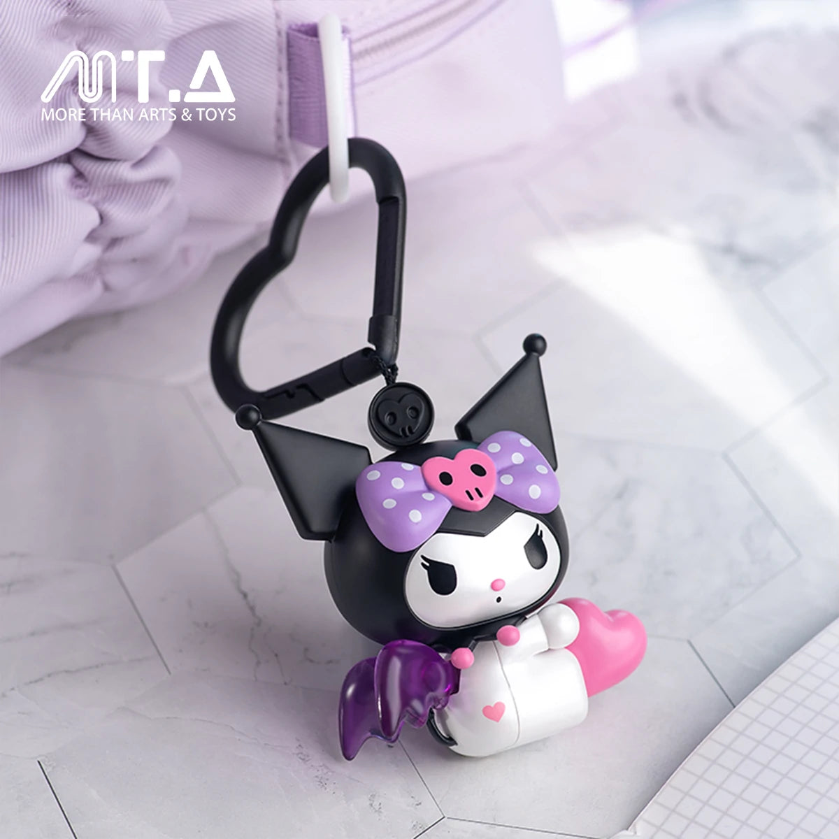 Kuromi & My Melody Trainee Cupid Series Movable Wind-Up Charm Blind Box