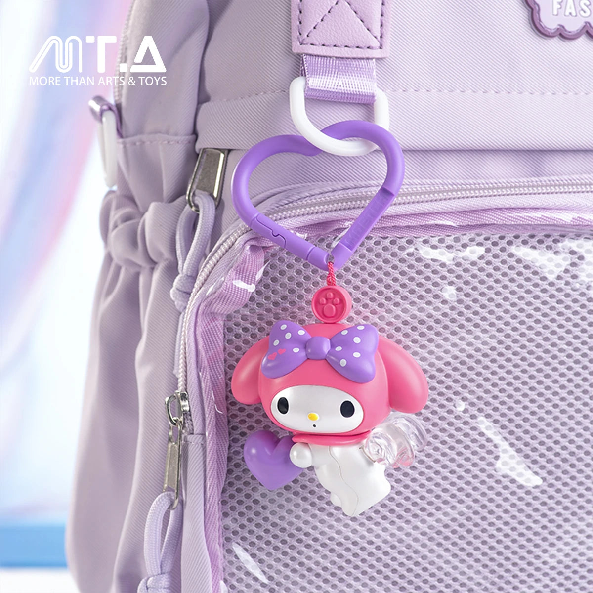 Kuromi & My Melody Trainee Cupid Series Movable Wind-Up Charm Blind Box
