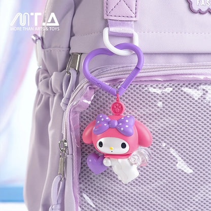 Kuromi & My Melody Trainee Cupid Series Movable Wind-Up Charm Blind Box