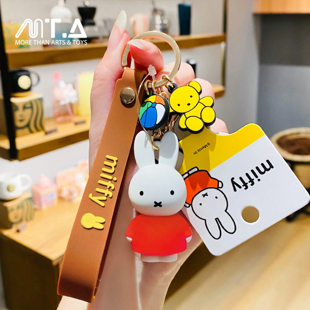 Miffy Classic Bruna Colors Keychain & Bag Charm