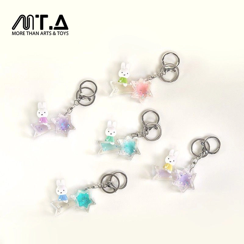 Miffy Dream Series Liquid Sand Acrylic Keychain
