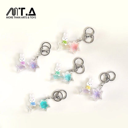 Miffy Dream Series Liquid Sand Acrylic Keychain