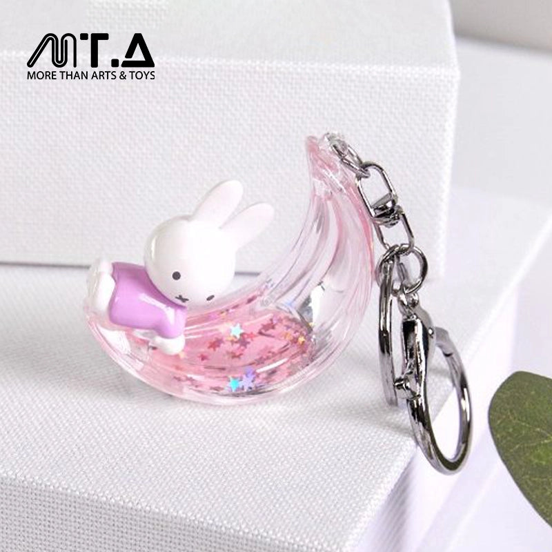 Miffy Dream Series Liquid Sand Acrylic Keychain