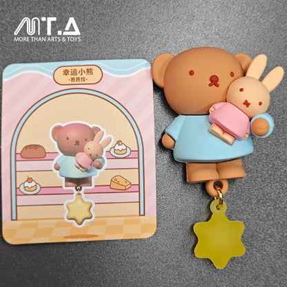 Miffy & Boris Bear Bakery Series Glow-in-the-Dark Fridge Magnet Blind Box