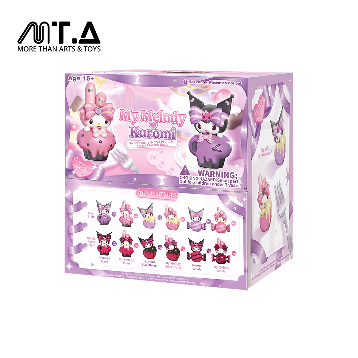 My Melody & Kuromi Sweetheart's Secret Promise Series Moetch Bean Blind Bag