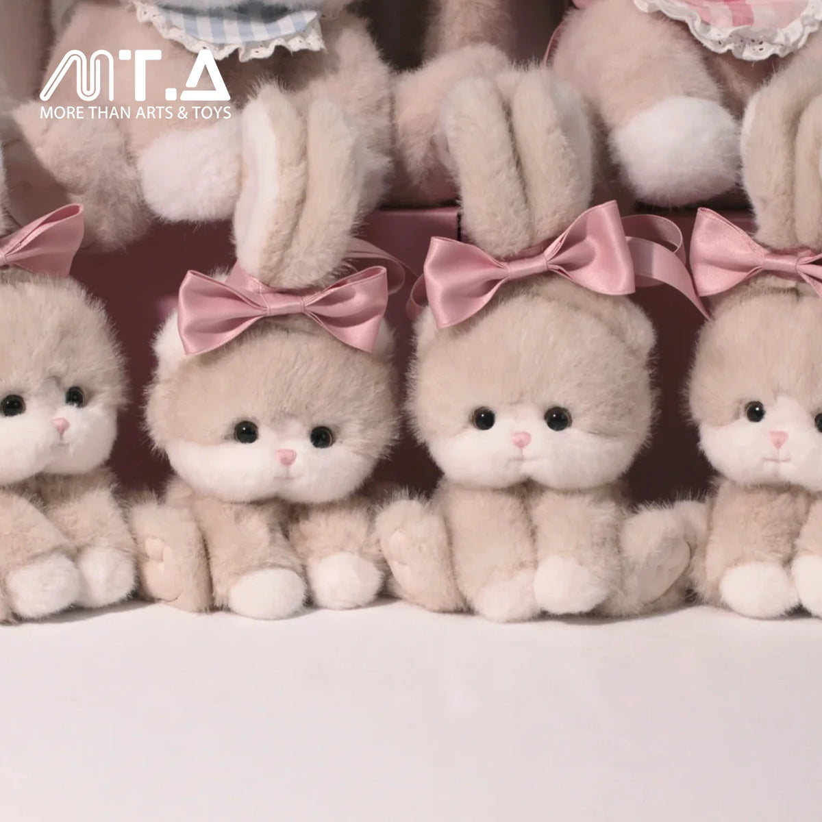 Nini Bunny Plush Pendant – Bow-Tied Top-Knot or Floppy Ears