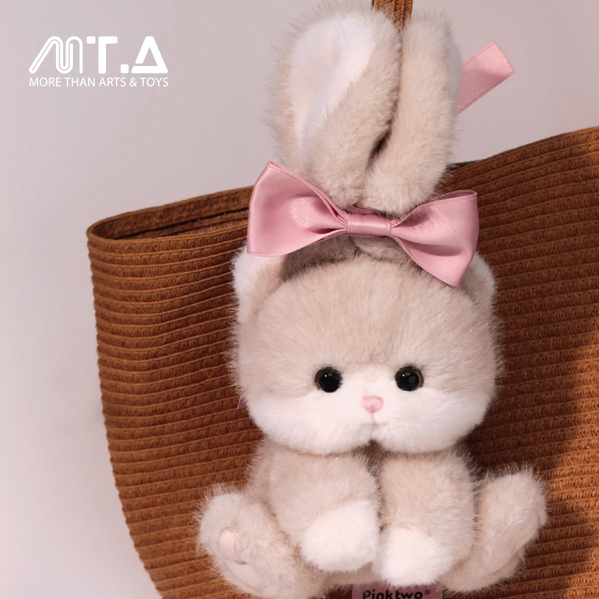 Nini Bunny Plush Pendant – Bow-Tied Top-Knot or Floppy Ears