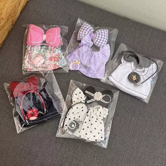 10–15cm Plush Doll Dress & Accessories Set