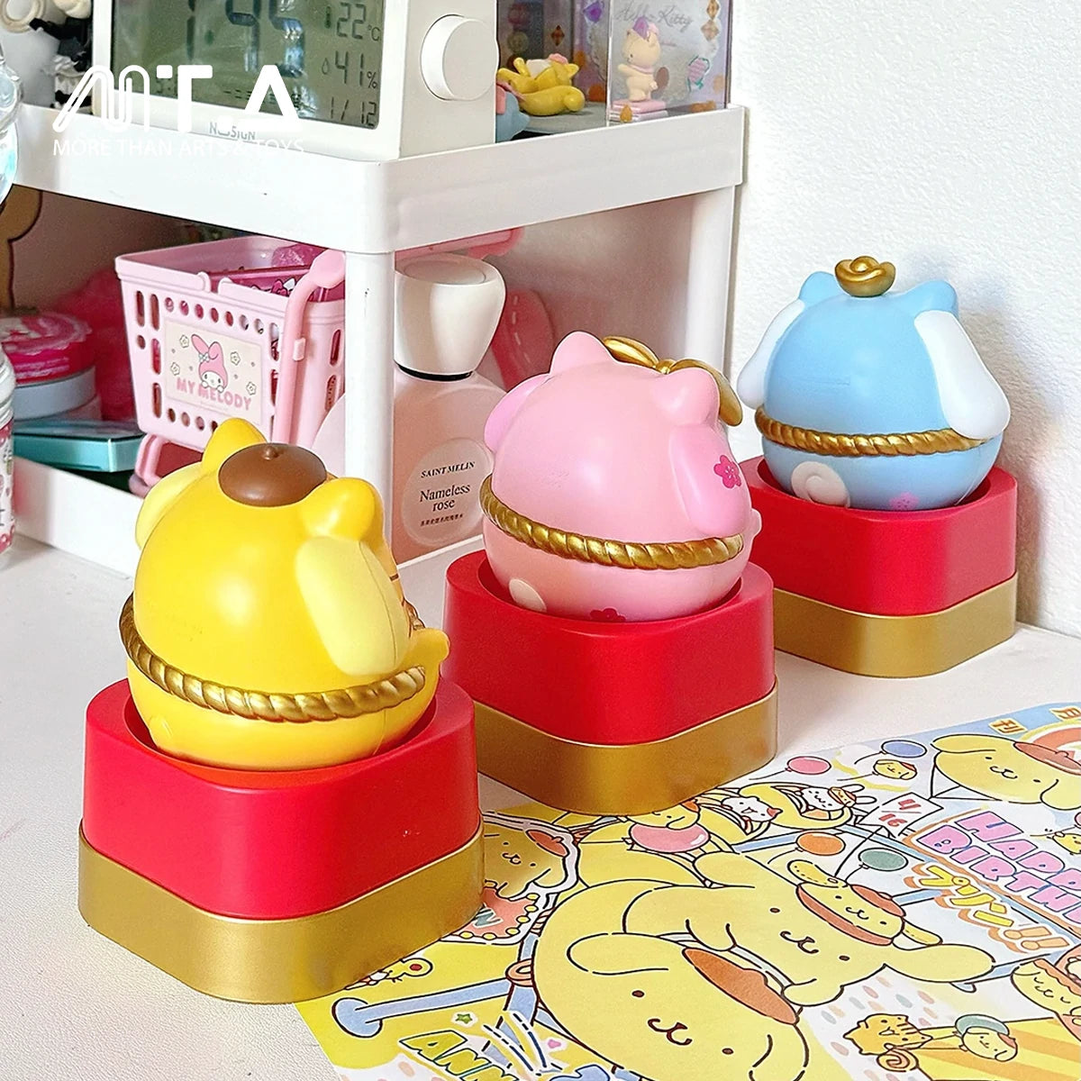 Sanrio characters Lucky Cat Series Light Movable Fun Blind Box