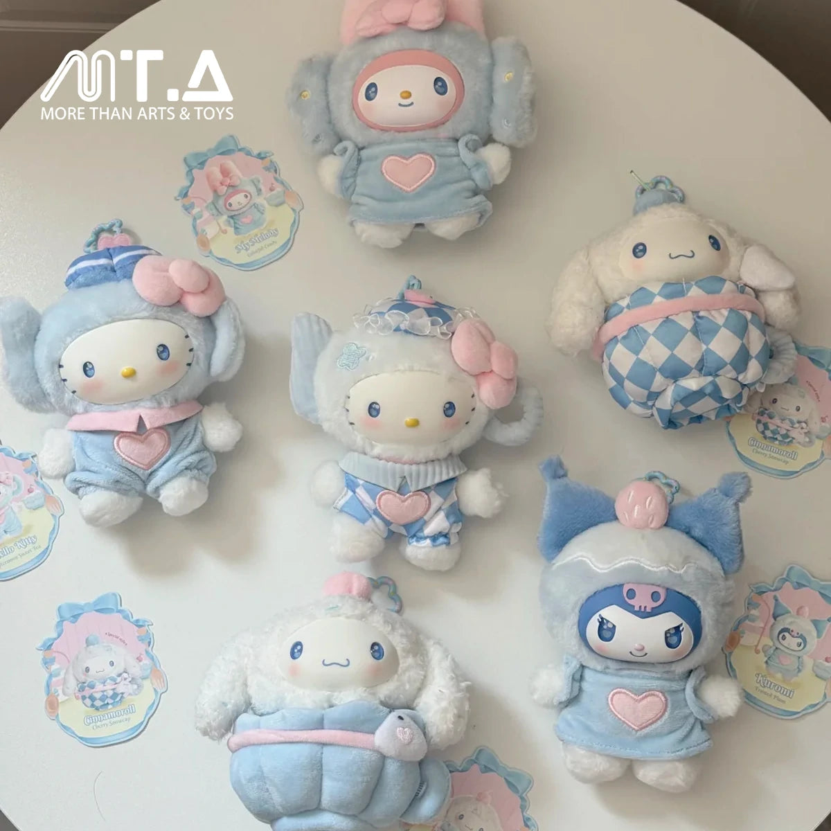 Sanrio Characters Blue Flutter Series Plush Relaxing Toy Blind Box