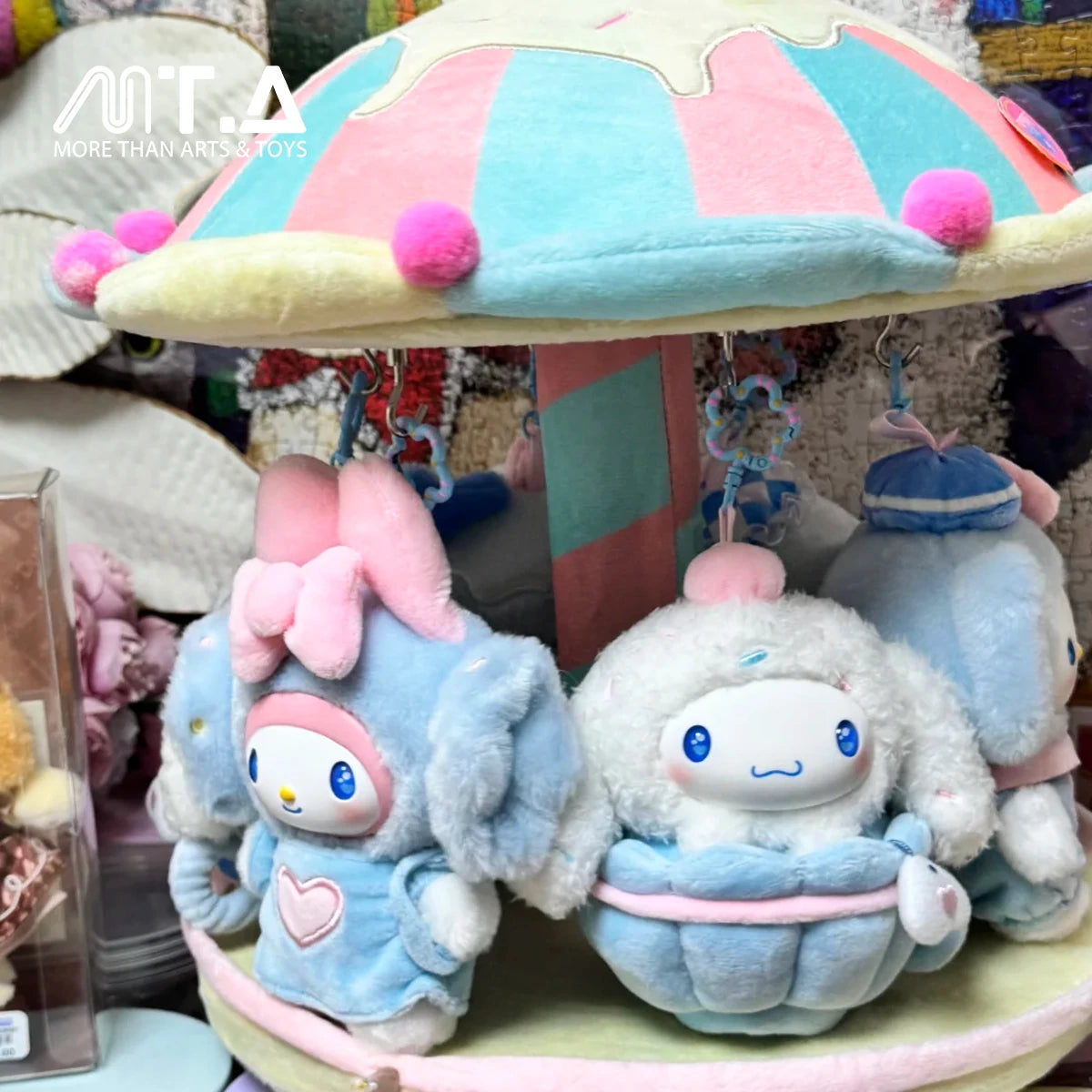Sanrio Characters Blue Flutter Series Plush Relaxing Toy Blind Box