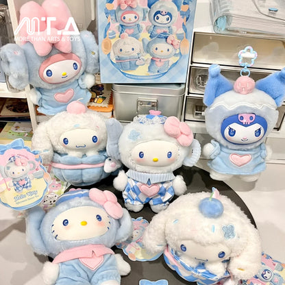 Sanrio Characters Blue Flutter Series Plush Relaxing Toy Blind Box