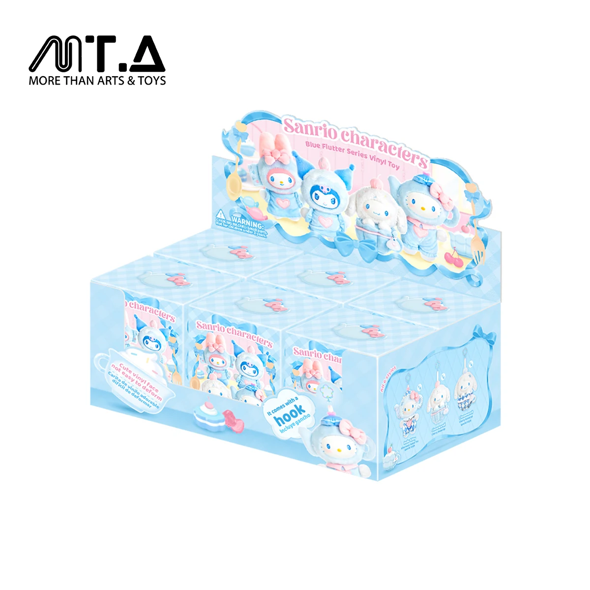 Sanrio Characters Blue Flutter Series Plush Relaxing Toy Blind Box