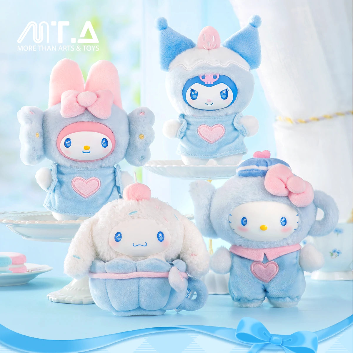 Sanrio Characters Blue Flutter Series Plush Relaxing Toy Blind Box