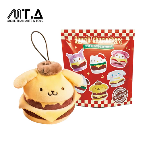 Sanrio Characters Burger Series Plush Relaxing Toy Blind Bag
