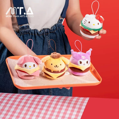 Sanrio Characters Burger Series Plush Relaxing Toy Blind Bag