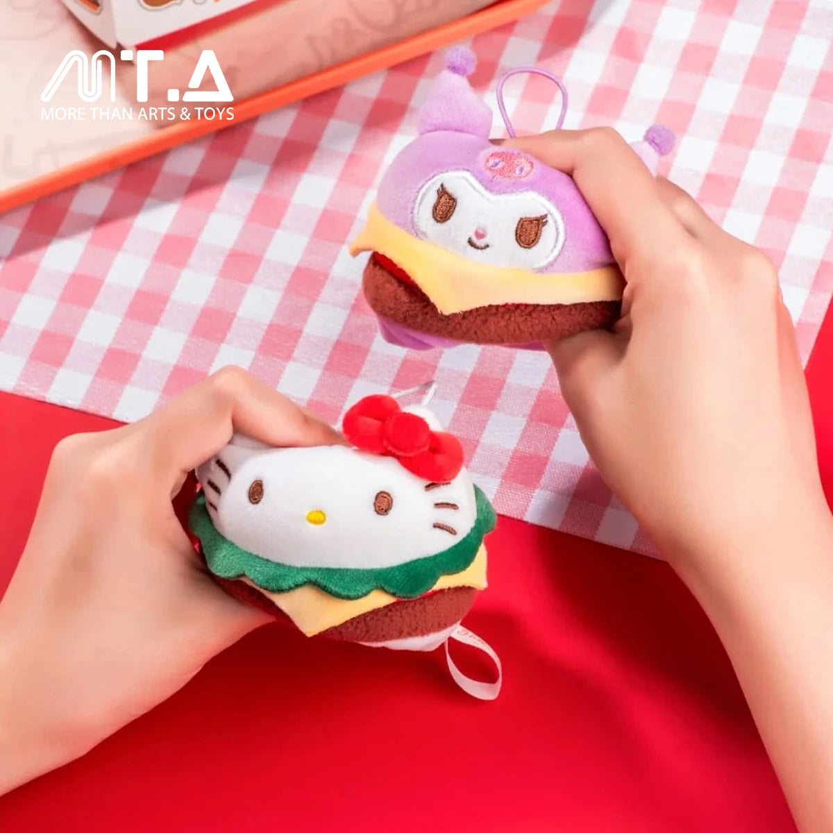 Sanrio Characters Burger Series Plush Relaxing Toy Blind Bag