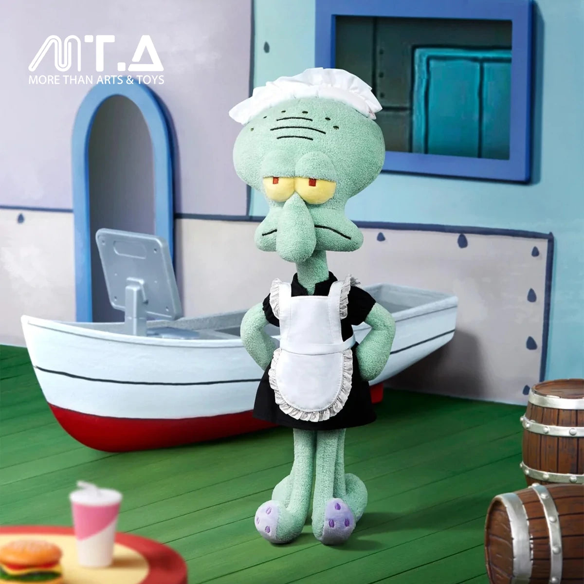 SpongeBob Waiter-themed Costume Plush Doll