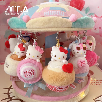 Sweet Swirl Dessert Carousel Plush Charm Display Stand