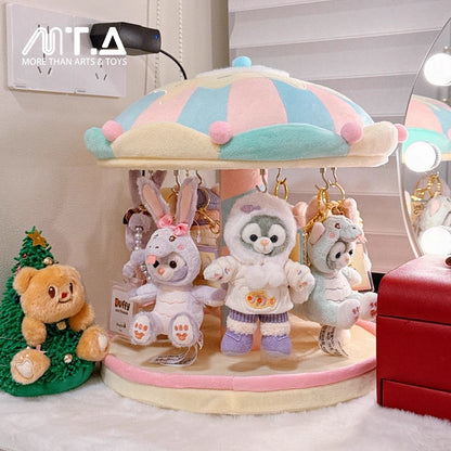 Sweet Swirl Dessert Carousel Plush Charm Display Stand