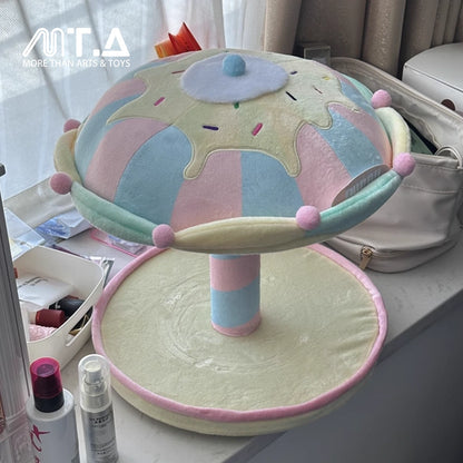 Sweet Swirl Dessert Carousel Plush Charm Display Stand