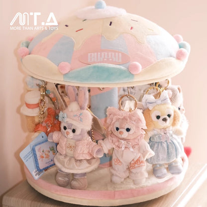 Sweet Swirl Dessert Carousel Plush Charm Display Stand