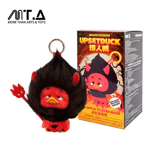 UpsetDuck Colorful Player Duck Plush Keychain Blind Box