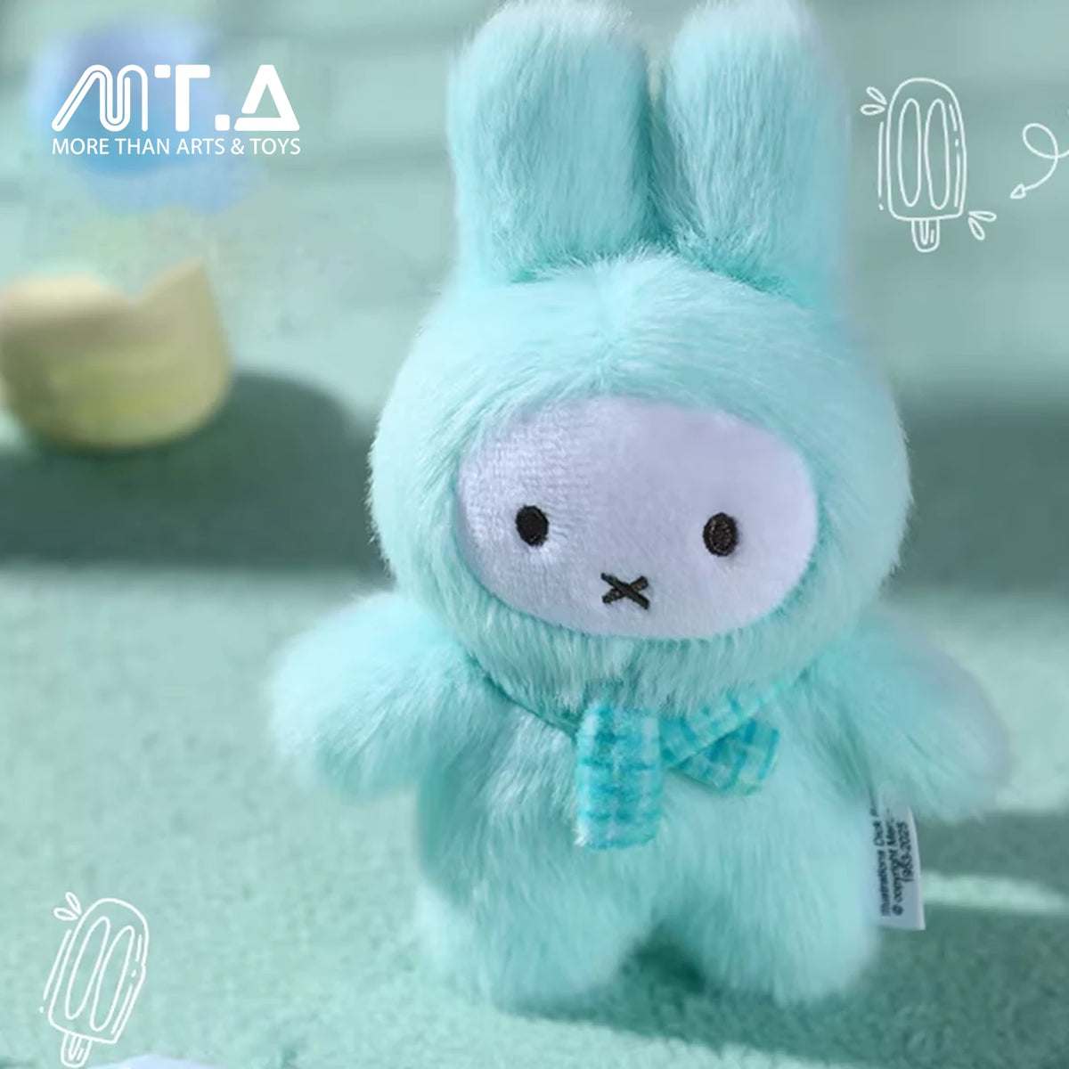 Vipo Miffy Dopamine Series Plush Keychain Blind Box